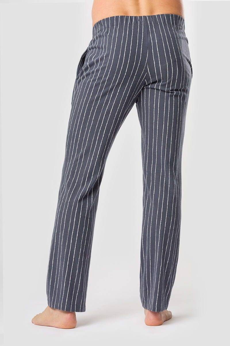 Rösch Herren Pyjamahose im klassischen Streifen-Druck 100% Baumwolle Saisonale Angebote