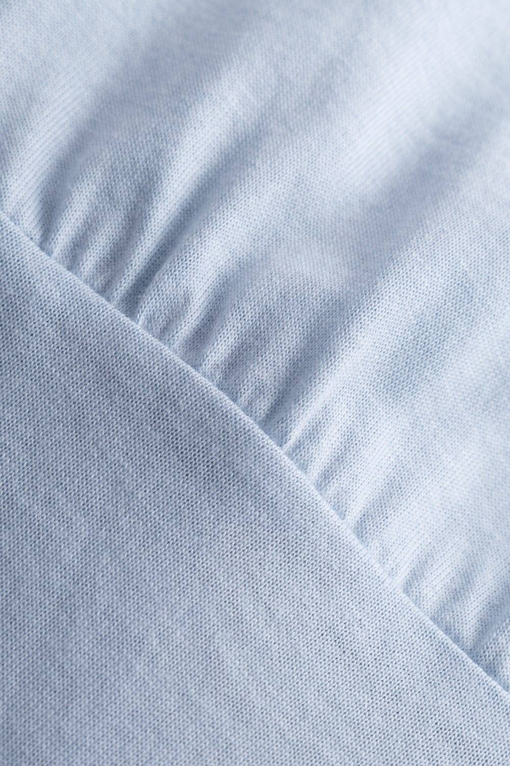 Rösch Pyjama mit Stufenlook Hellblau Baumwolle/Modal Begrenzte Freigabe