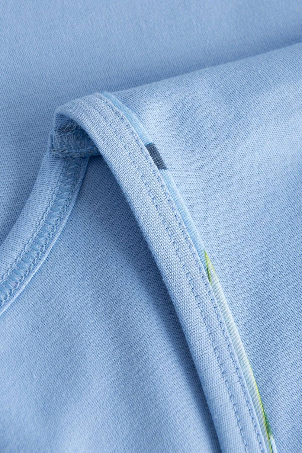 Rösch Pyjama mit tropischem Palmen-Druck 3/4-Hose Paspel Baumwolle/Modal Begrenzt auf 3 Tage
