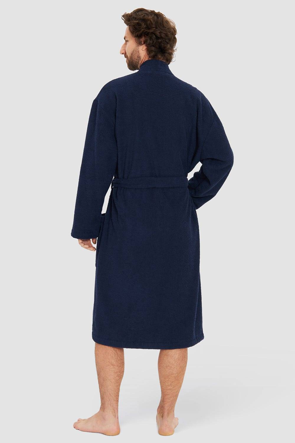 Rösch Herren Bademantel aus Frottee Midi Baumwolle/Polyester Angebote