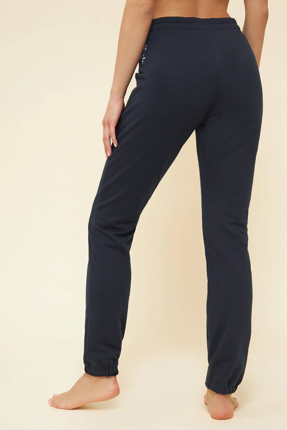 Rösch Basic Sweathose in Uni Bündchen Jogginghose einfarbig Bio-Baumwolle/Elasthan thx Fabrik Onlineshop