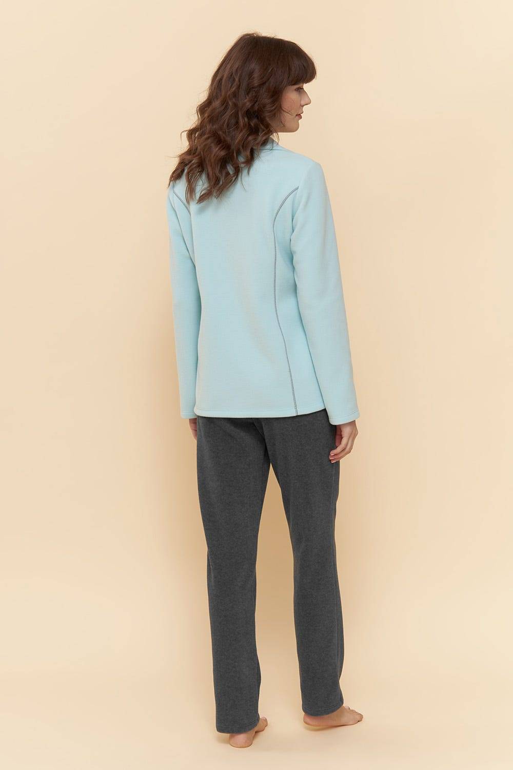Rösch Hausanzug aus kuscheligem Fleece Sonderangebot