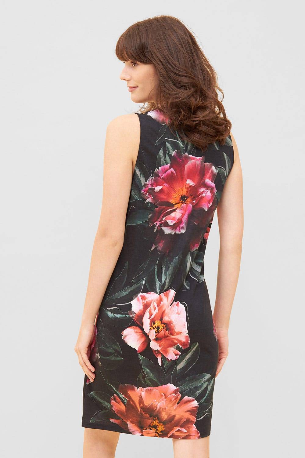 Rösch Nachtkleid im eleganten Blumendruck V-Ausschnitt Ärmellos Baumwolle/Modal Begrenztes Angebot