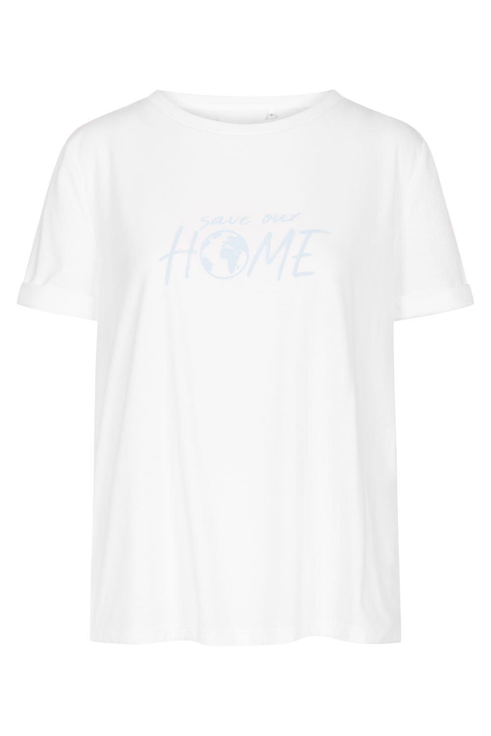 Rösch T-Shirt mit Schriftzug &quot;Save our home&quot; Mix und Match 100% Baumwolle Weihnachtsangebot