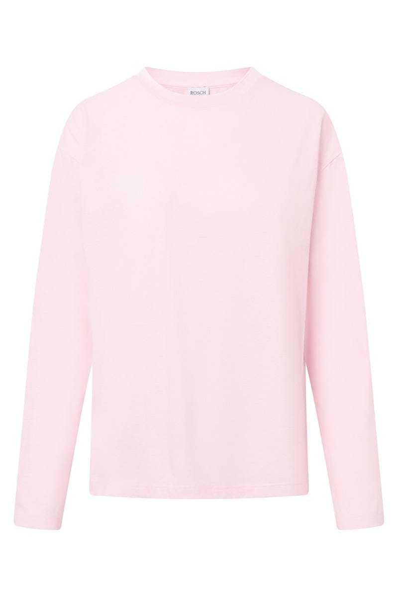 Rösch Basic Pyjamashirt Langarm im sportiven Look Vatertagsangebot