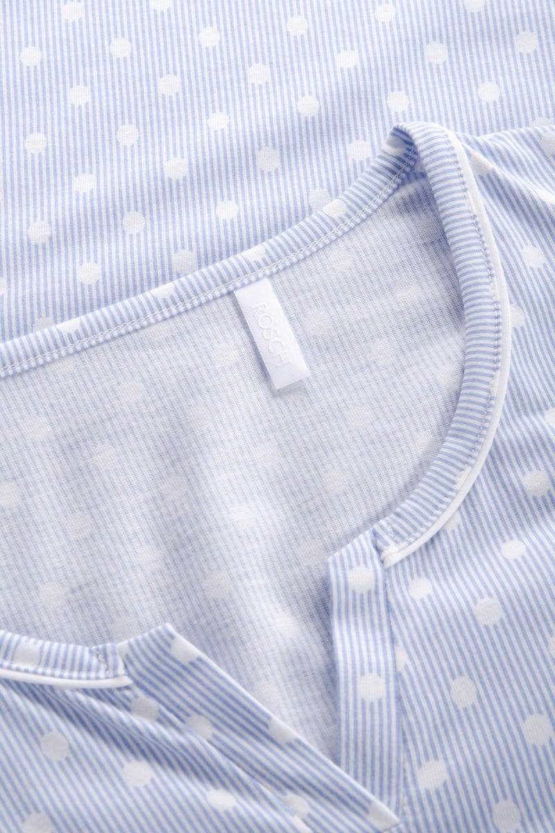Rösch Bigshirt im Mustermix Punkte Streifen verspielt 100% Baumwolle 1884145 Zeitlich begrenztes Angebot