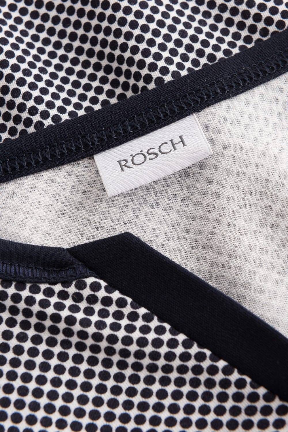 Rösch Nachthemd im Punktedruck dezent pastellfarben 100% Baumwolle Bestseller