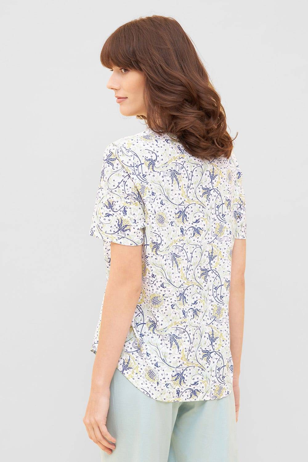 Rösch Basic T-Shirt Kurzarm im floralen Ornament-Print Mix &amp; Match 1884807 VIP-Rabatte