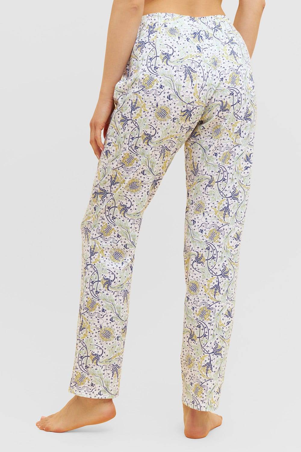 Rösch Basic Pyjamahose lang im floralen Ornament-Print Mix &amp; Match 1884808 Kostenlose Rückgabe