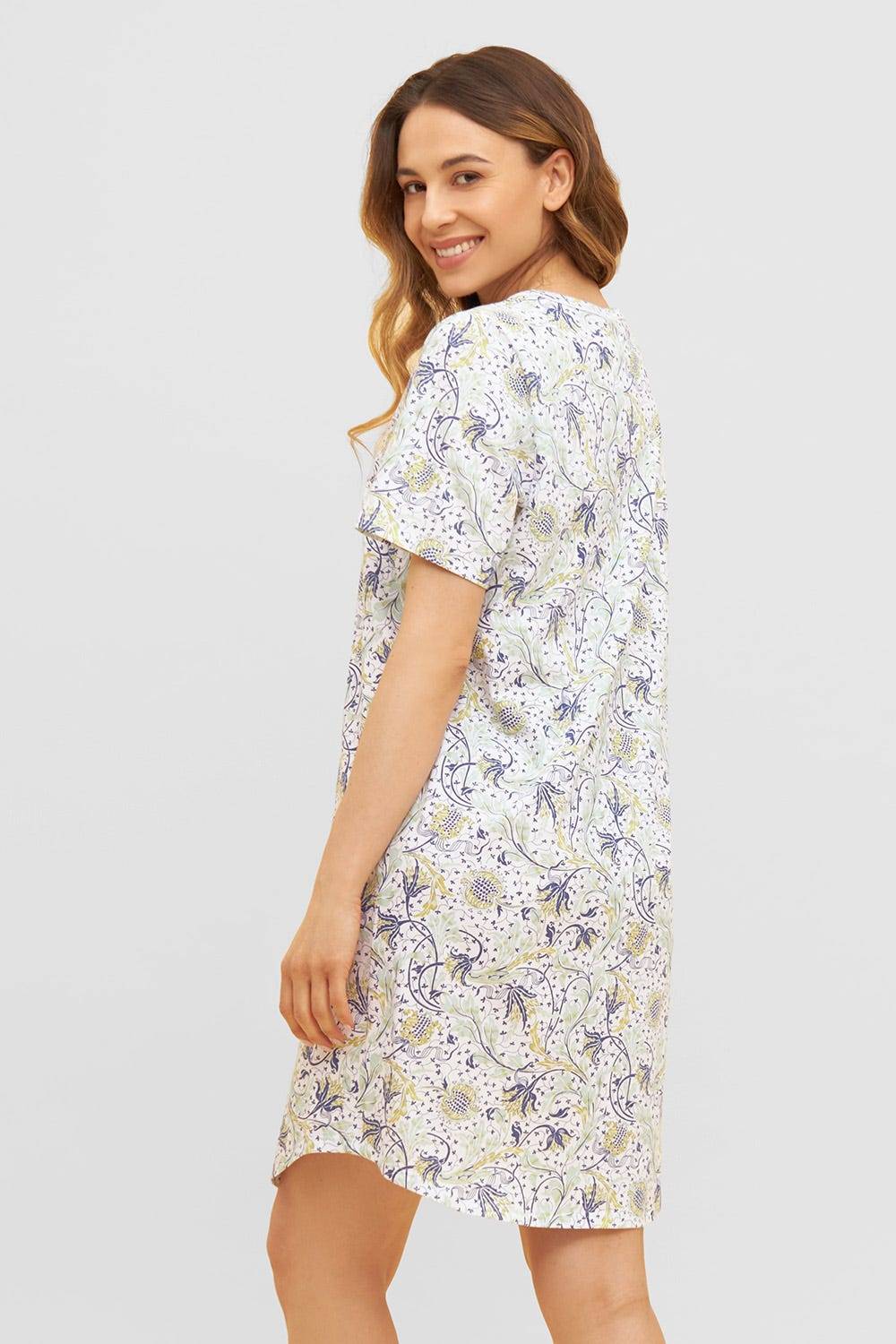 Rösch Basic Bigshirt Kurzarm im floralen Ornament-Print 1884811 Letzte 3 Tage