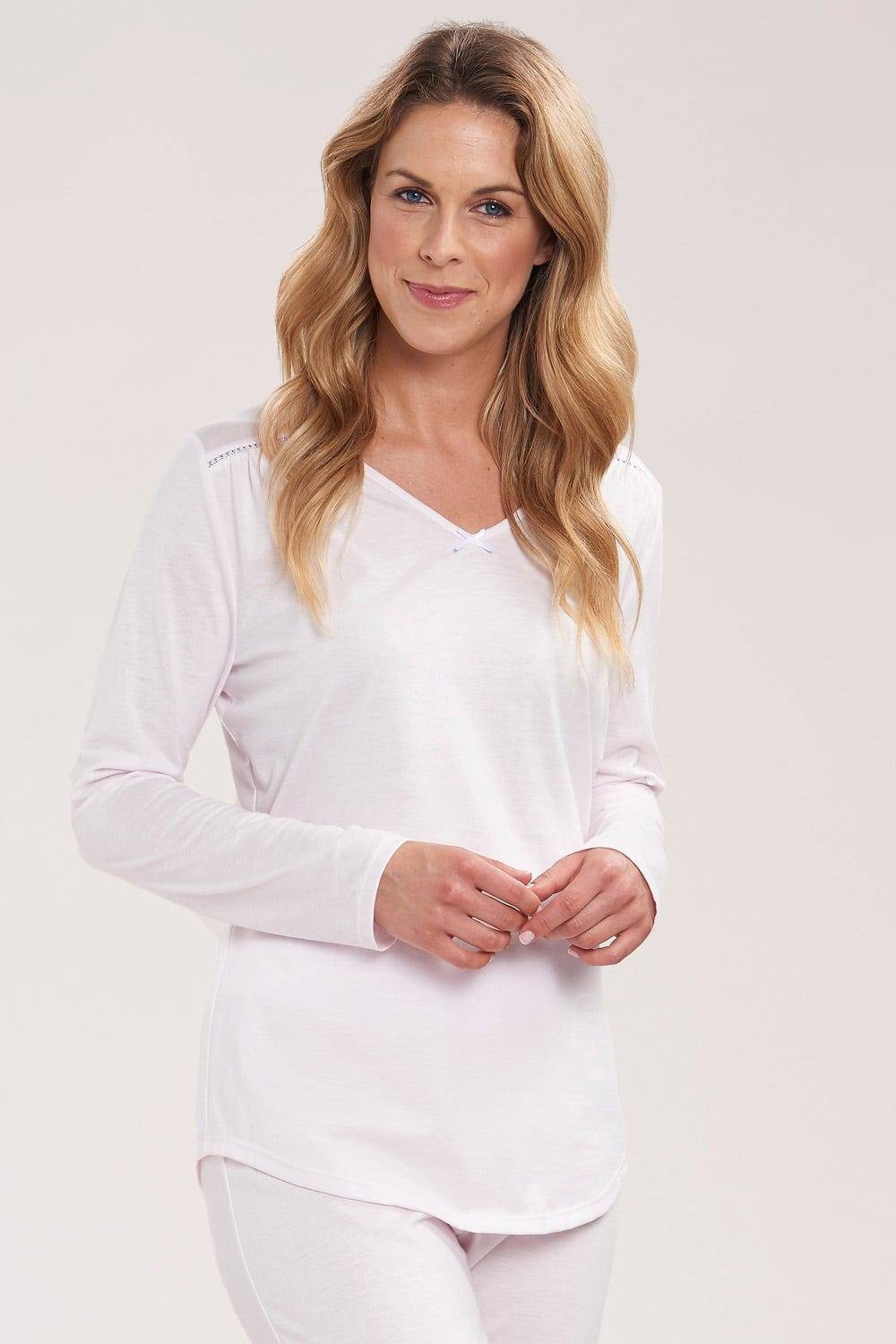 Rösch Langarmshirt mit Spitzeneinsätzen Zeitbegrenzte Promotion