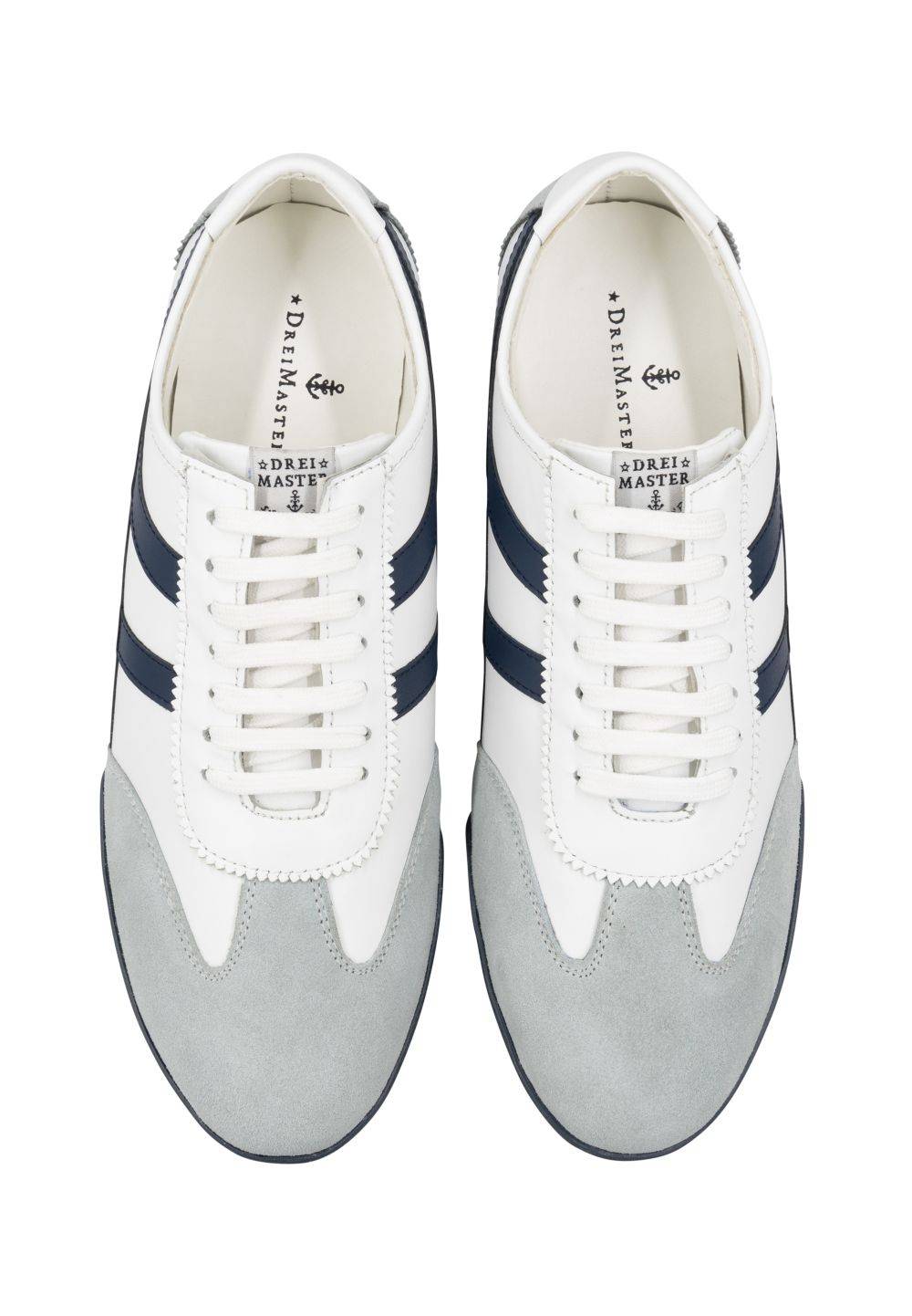 Schmuddelwedda DreiMaster Maritim Sneakers aus Leder Vierteljährliche Förderung