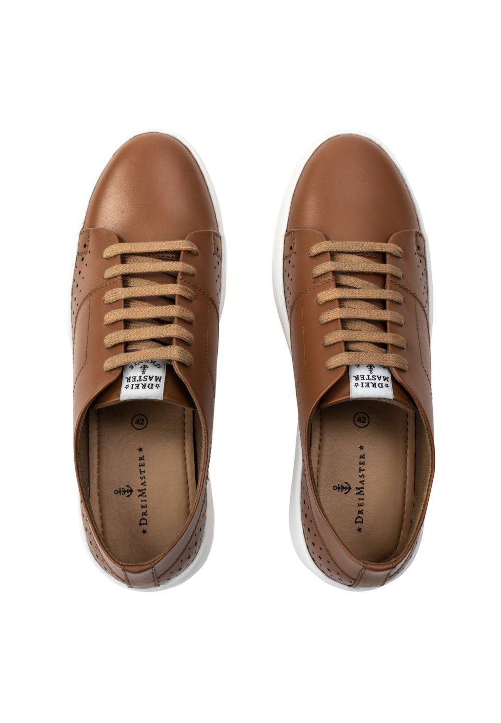 Schmuddelwedda DreiMaster Maritim Sneakers aus Leder Heißer Verkauf