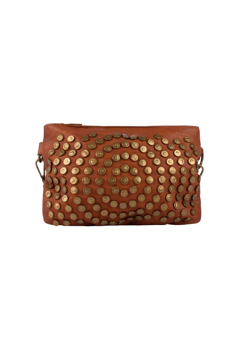 Schmuddelwedda DreiMaster Vintage Ledertasche mit Nieten Vierteljährliche Förderung