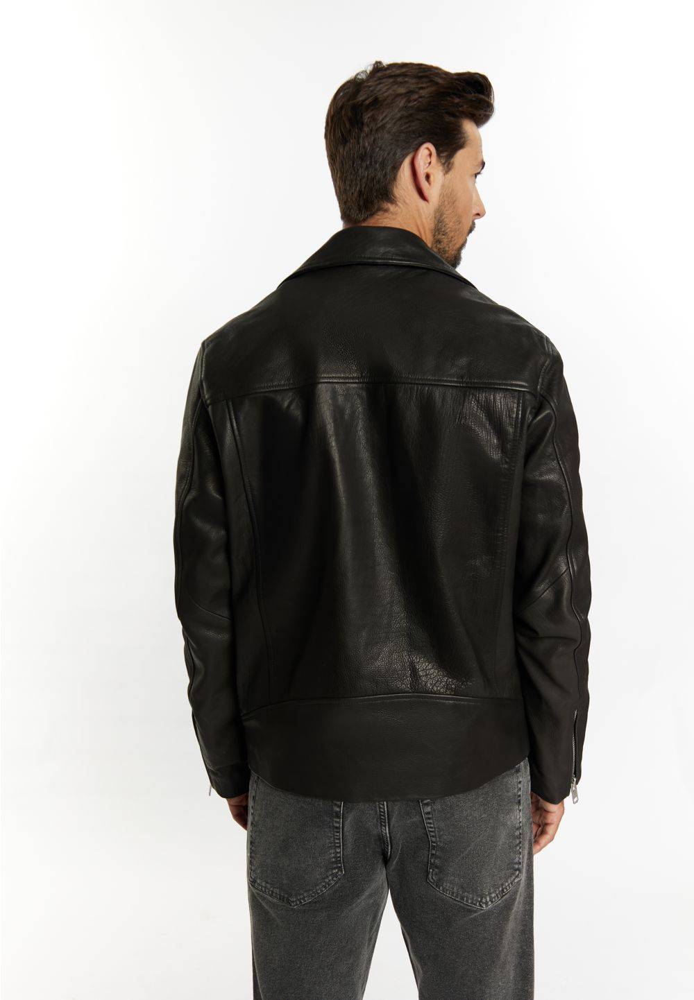 Schmuddelwedda DreiMaster Vintage Bikerjacke aus Leder Angebote