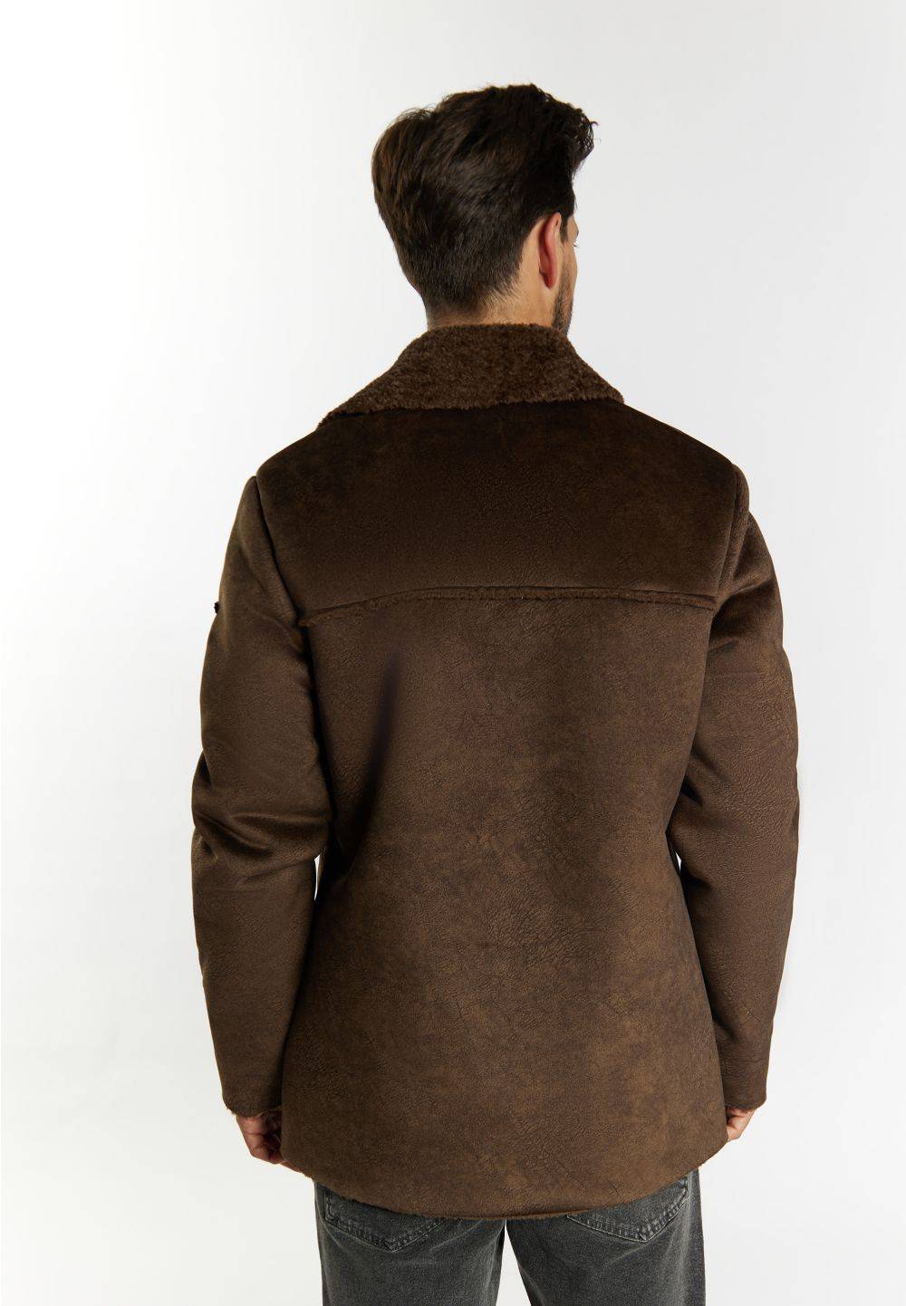 Schmuddelwedda DreiMaster Vintage Übergangsjacke aus Fellimitat Limitierter Zeitrabatt