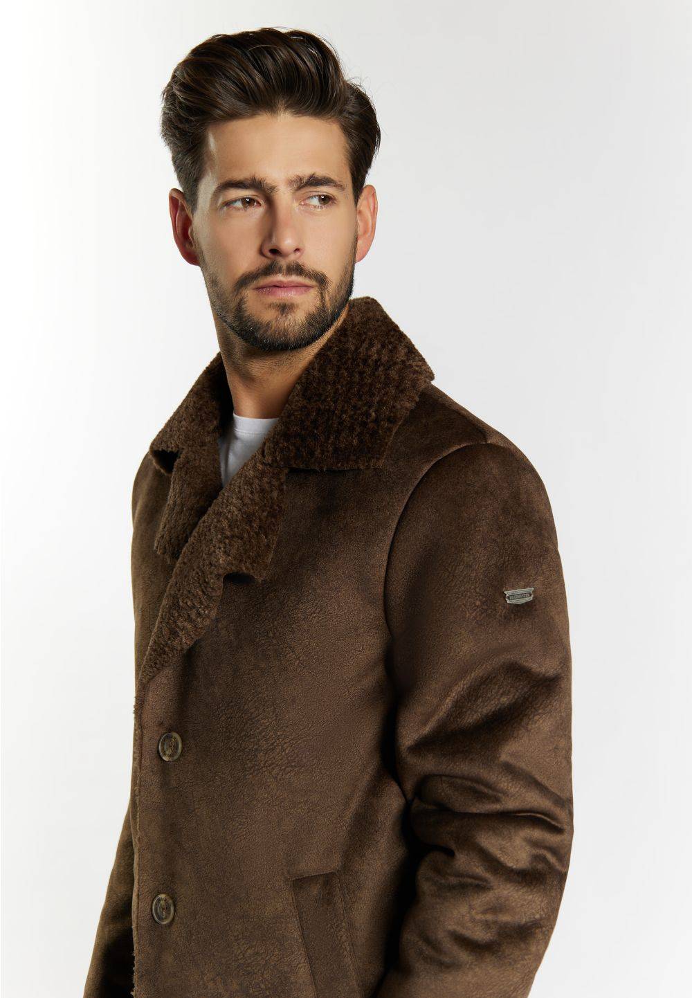 Schmuddelwedda DreiMaster Vintage Übergangsjacke aus Fellimitat Limitierter Zeitrabatt