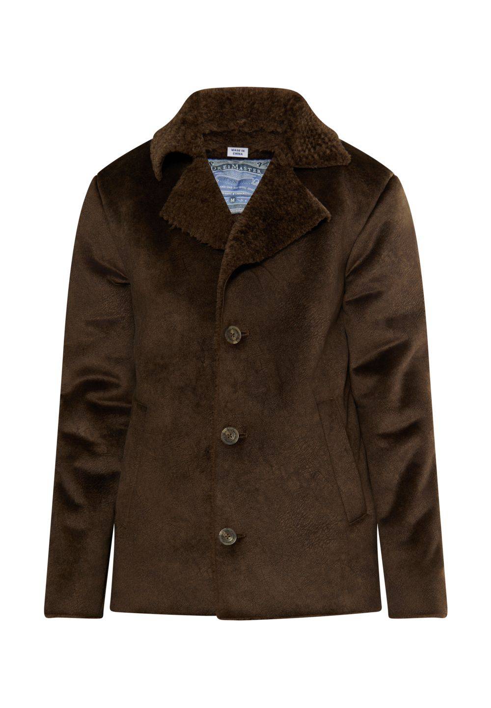 Schmuddelwedda DreiMaster Vintage Übergangsjacke aus Fellimitat Limitierter Zeitrabatt