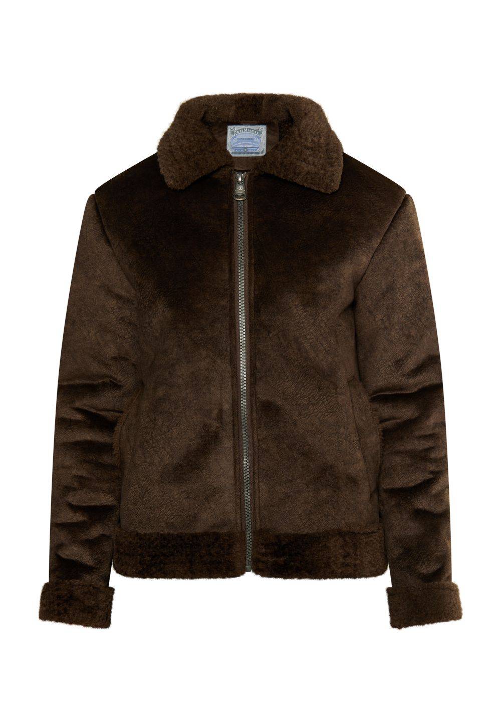 Schmuddelwedda DreiMaster Vintage Übergangsjacke aus Fellimitat Fabrik Onlineshop