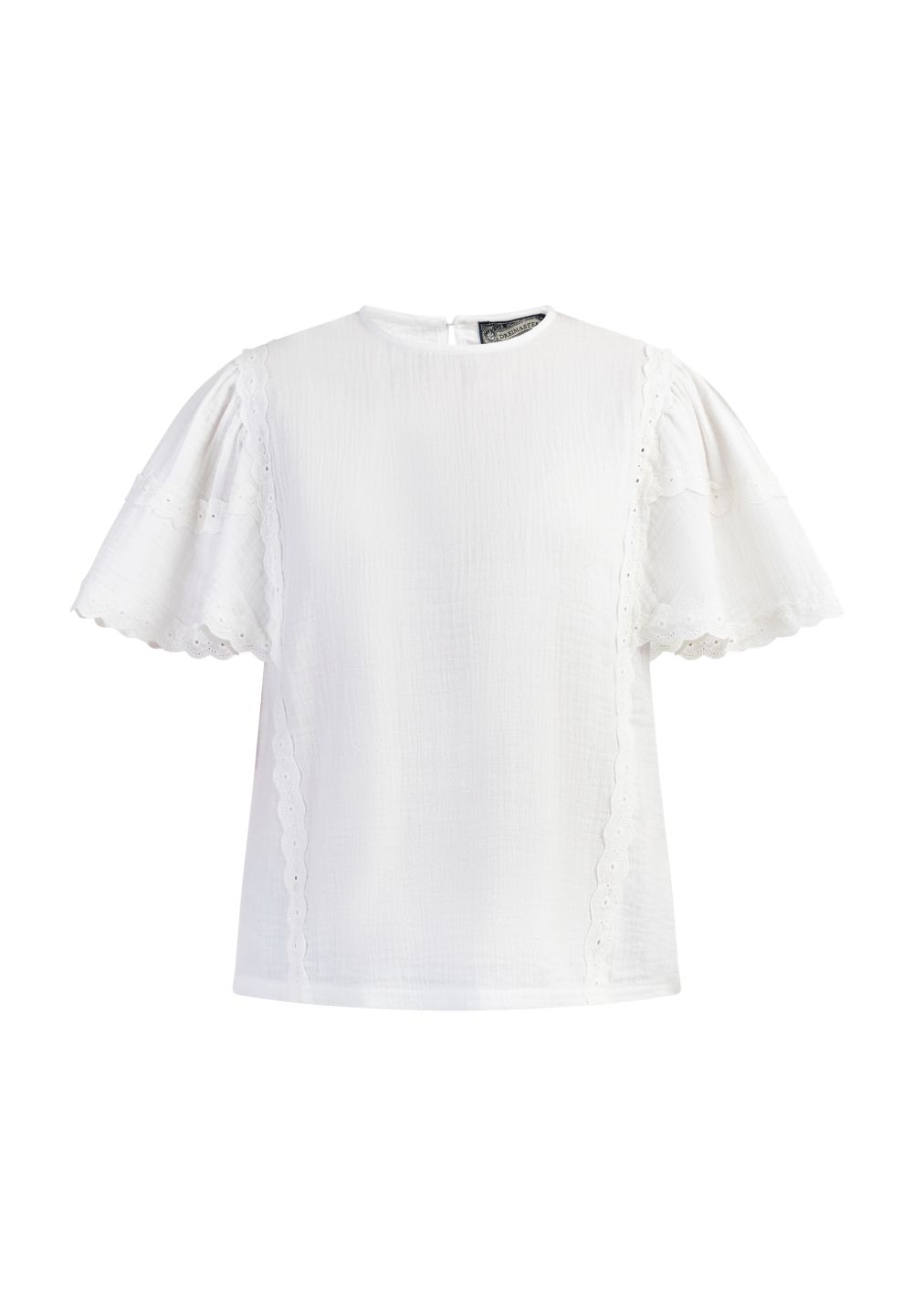 Schmuddelwedda DreiMaster Vintage Blusenshirt mit Spitze Super Rabatt