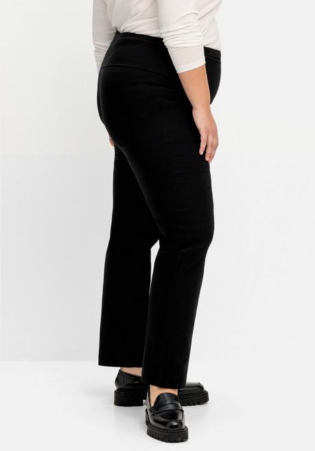 sheego Gerade Schlupfhose mit Shaping-Einsatz - schwarz sheego Begrenzte Freigabe