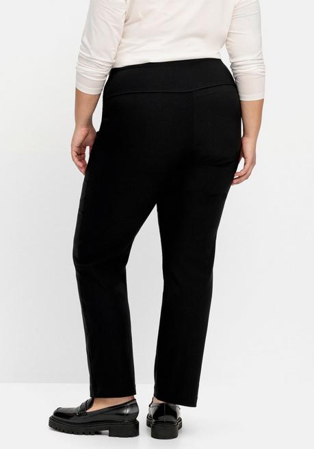 sheego Gerade Schlupfhose mit Shaping-Einsatz - schwarz sheego Begrenzte Freigabe