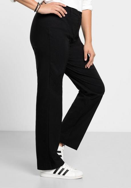 sheego Bengalinhose in gerader Form - schwarz sheego Letzte 3 Tage