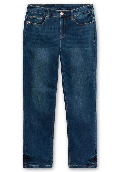 sheego Gerade Stretch-Jeans mit Bodyforming-Effekt - dark blue Denim sheego Neueste Stile