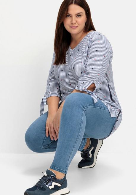 sheego Jeggings in Power-Stretch-Qualität, mit Schlupfbund - blue Denim sheego Bis zu 60% Rabatt