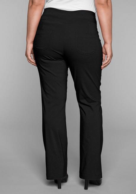 sheego Bootcut-Hose mit Shaping-Effekt - schwarz sheego Black Friday Preise