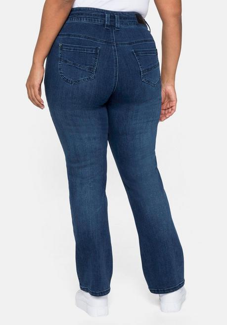sheego Gerade Jeans in Curvy-Schnitt MANUELA - dark blue Denim sheego Online