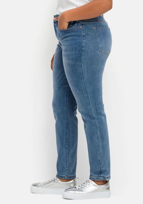 sheego Skinny Stretch-Jeans mit Bodyforming-Effekt - blue Denim sheego Outlet