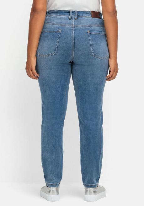 sheego Skinny Stretch-Jeans mit Bodyforming-Effekt - blue Denim sheego Outlet