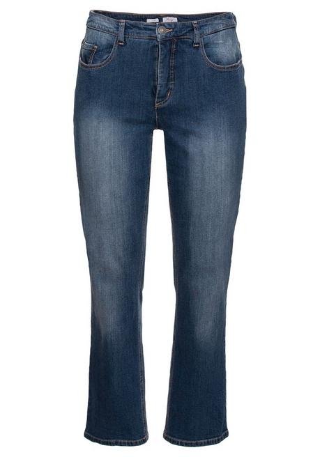 sheego Gerade Jeans mit Shaping-Einsatz - blue Denim sheego im Angebot