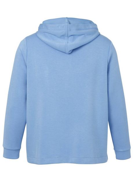 VIA APPIA DUE Kapuzensweatjacke aus Scuba, mit Strassdetails - rauchblau sheego Letzte 3 Tage