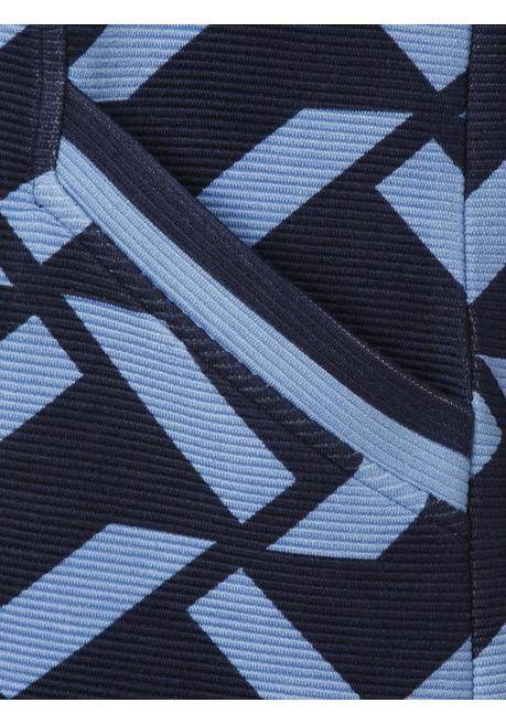 VIA APPIA DUE Bedrucktes Etuikleid mit Eingrifftaschen - indigo gemustert sheego JETZT KAUFEN