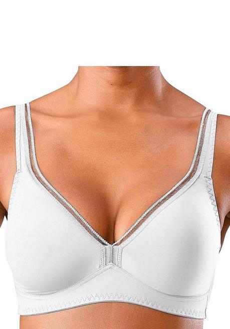 PETITE FLEUR T-Shirt-BH - schwarz+weiß sheego Clearance-Verkauf
