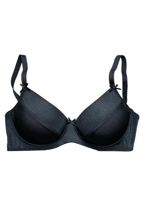 NUANCE Push-up-BH mit Bügeln und wattierten Cups - schwarz sheego Rabatte dieses Monats