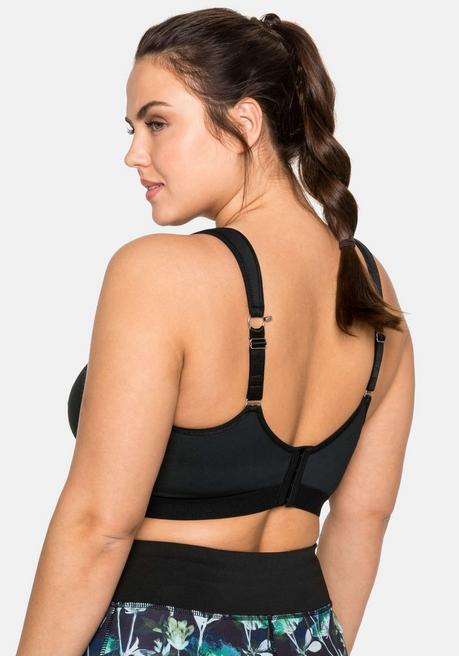 sheego Sport-BH aus COOLMAX® mit 2 Tragevarianten - schwarz sheego 2025
