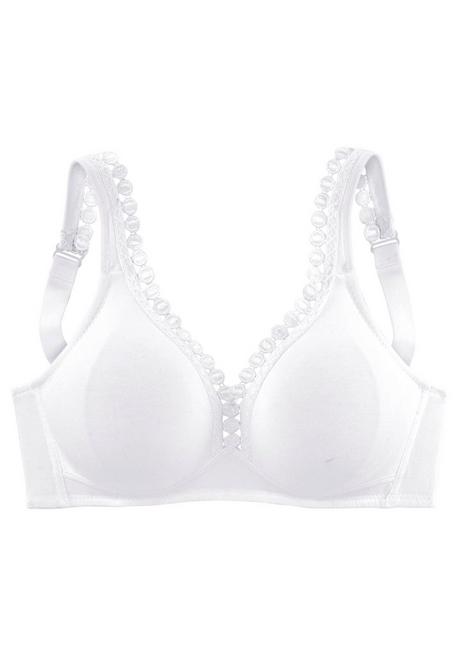 PETITE FLEUR Soft-BH - weiß+schwarz sheego Online Shopping