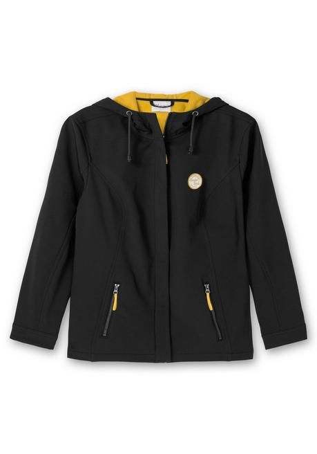 sheego Softshell-Jacke mit Fleece-Innenseite - schwarz sheego Lagerräumung