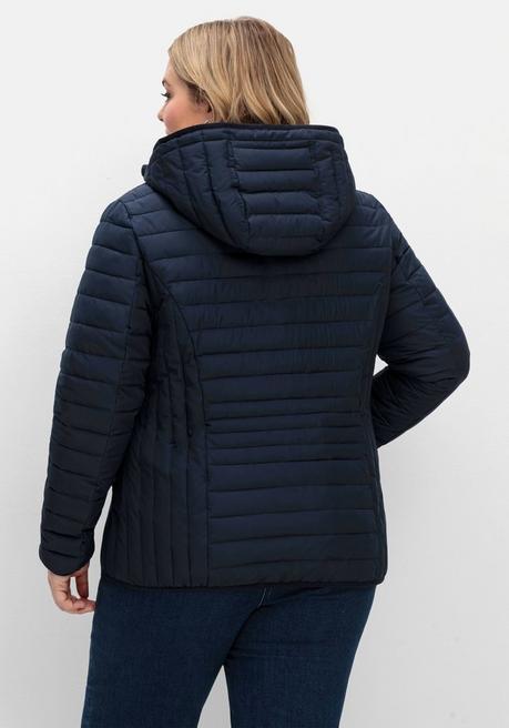 sheego Leichte Steppjacke mit abnehmbarer Kapuze - nachtblau sheego Tiefpreis