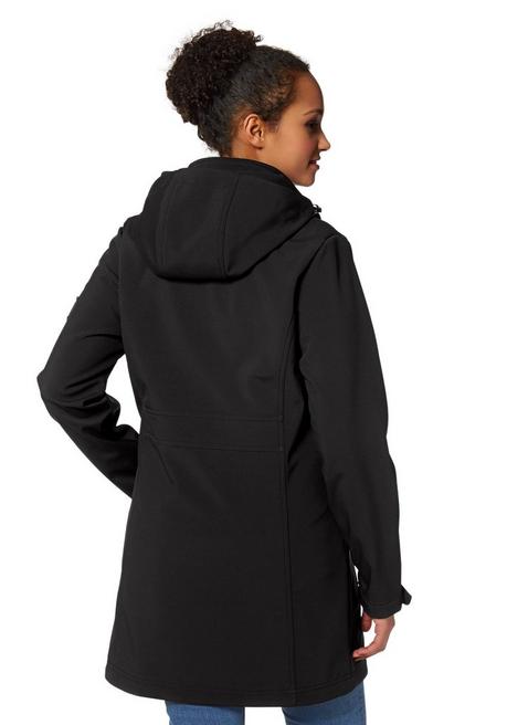 H.I.S EM Softshellparka - schwarz sheego Super Sparpreis