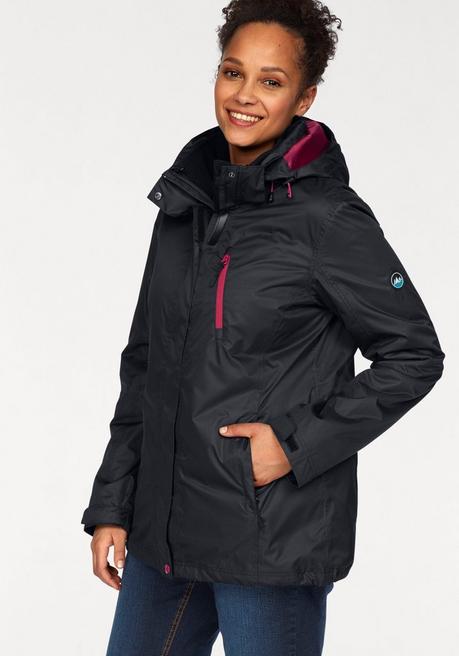 Polarino 3-in-1-Funktionsjacke - schwarz sheego Wochenangebot