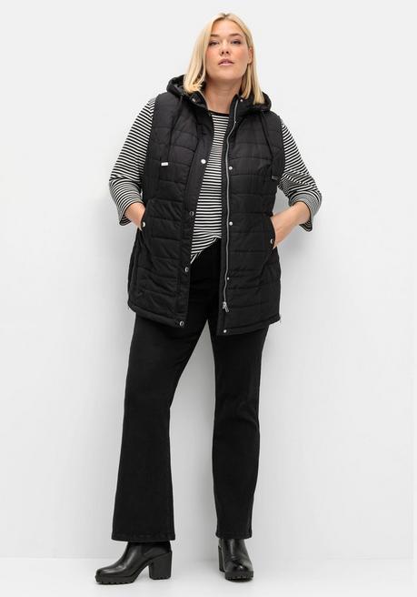 sheego Bootcut Stretch-Jeans mit Bodyforming-Effekt - black Denim sheego Letzte 3 Tage