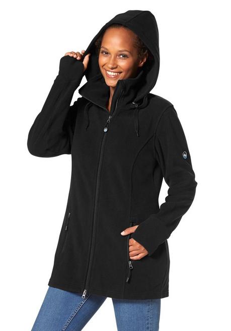 Polarino Fleecejacke - schwarz sheego Nur für heute