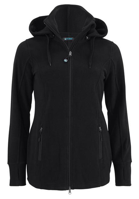 Polarino Fleecejacke - schwarz sheego Nur für heute