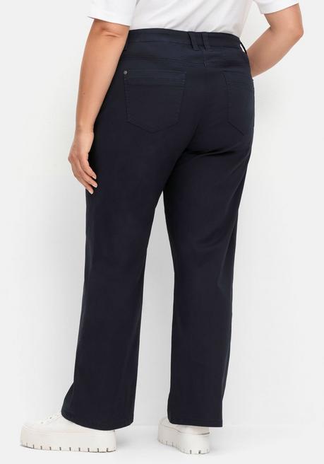 sheego Weite Hose im Curvy-Schnitt ELLA - tiefblau sheego Super Rabatt