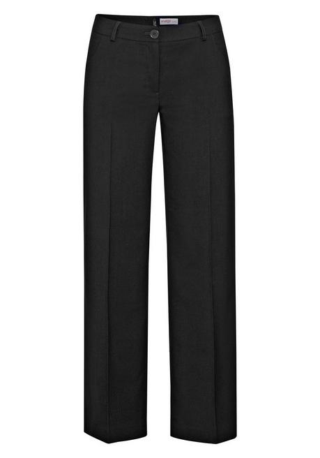 sheego Weite Stretchhose mit Bügelfalte - schwarz sheego Riesige Rabatte