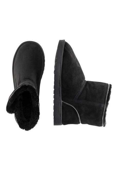 sheego Schlupfboots mit seitlichen Riegeln - schwarz sheego Begrenzte Freigabe